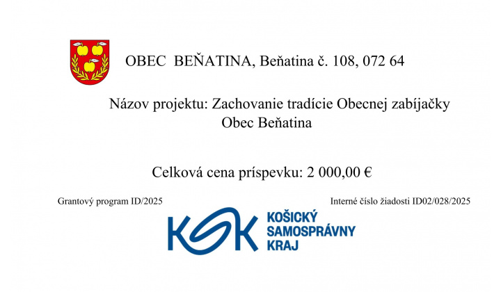 Zachovanie tradície Obecnej zabíjačky 