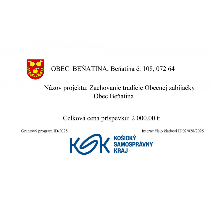 Zachovanie tradície Obecnej zabíjačky 